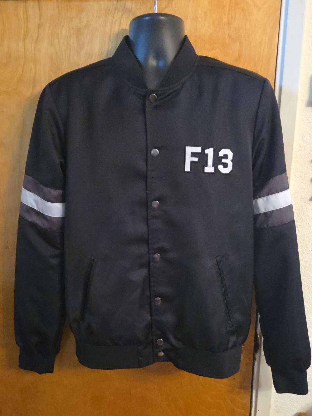 Jason Voorhees Friday The 13th Bomber Jacket Size Medium.